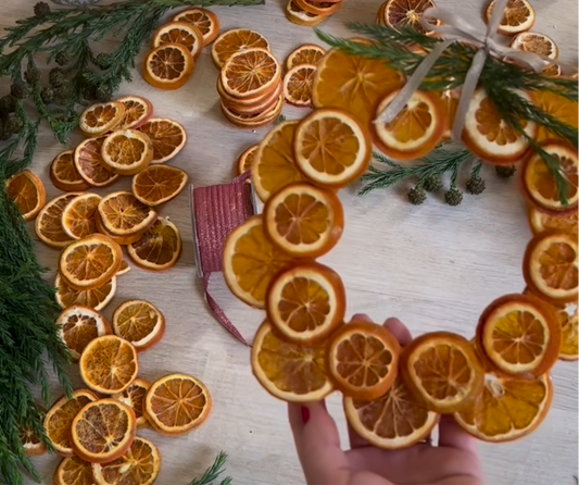 Natural Dried Orange Wreaths
